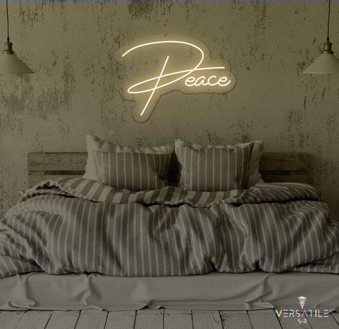 Peace Neon Sign
