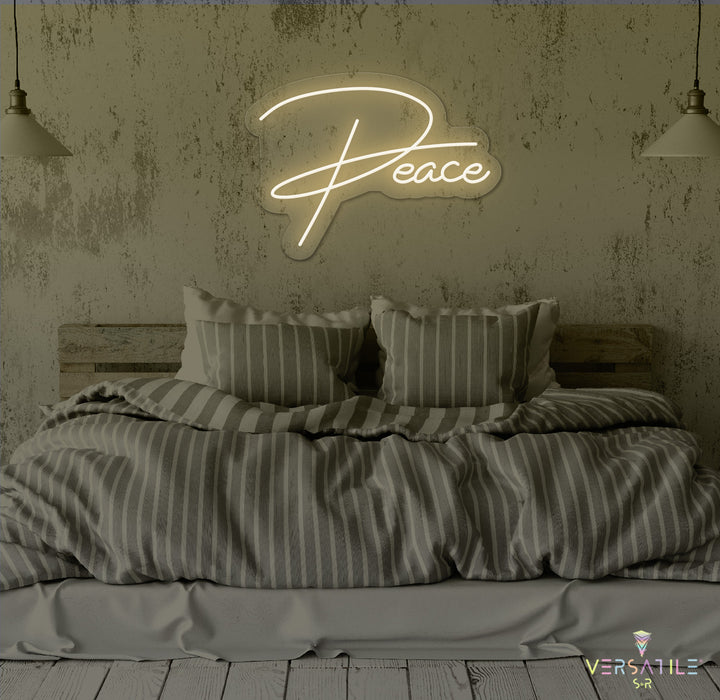 Peace Neon Sign
