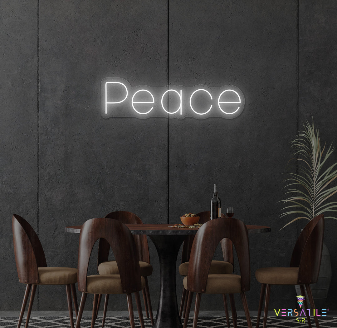 Peace Neon Sign