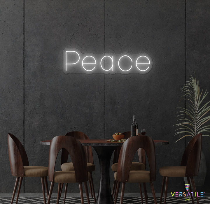 Peace Neon Sign