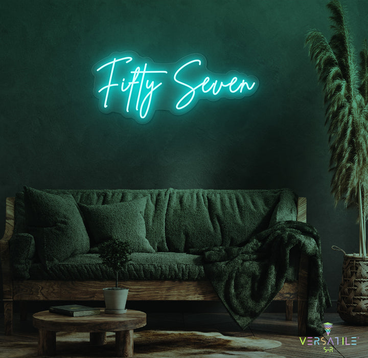 Fifty Seven Birthday Neon Sign