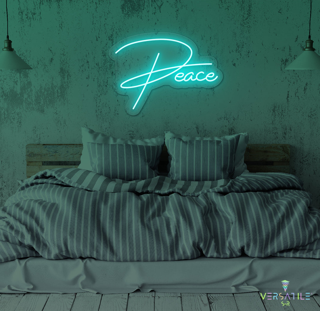 Peace Neon Sign