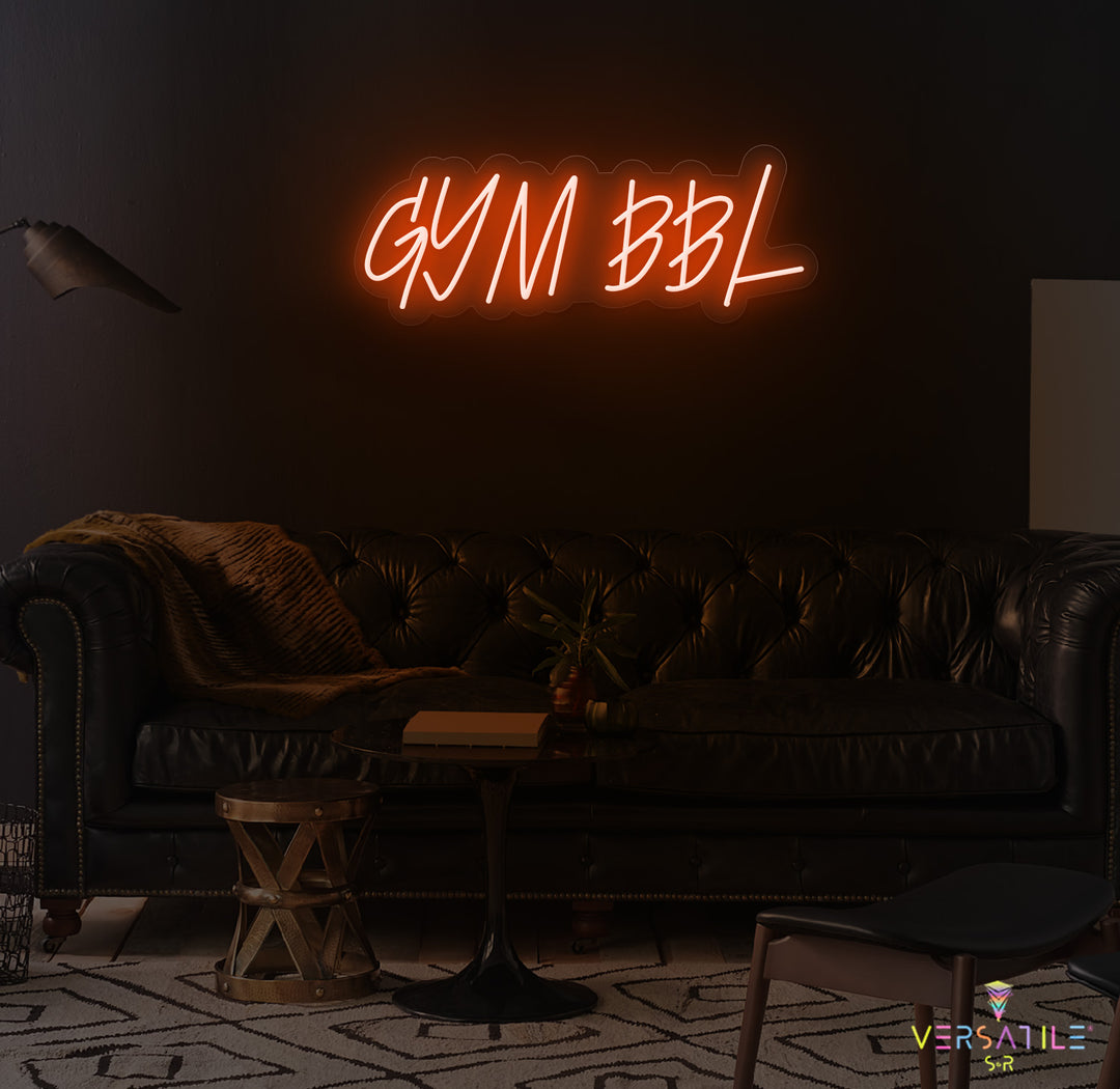 GYM BBL Neon Sign
