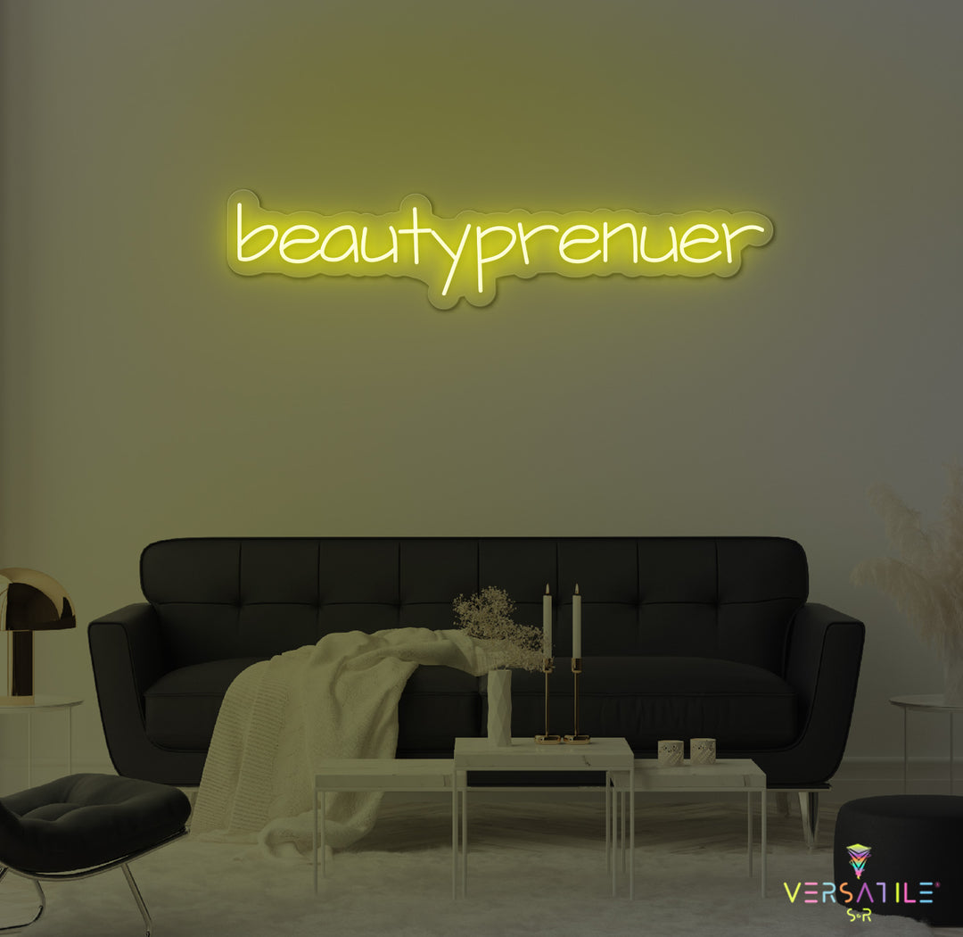 Beautyprenuer Neon Sign