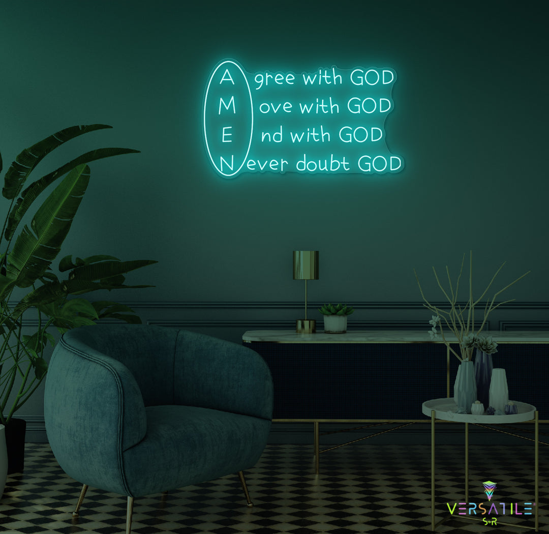 Amen Neon Sign
