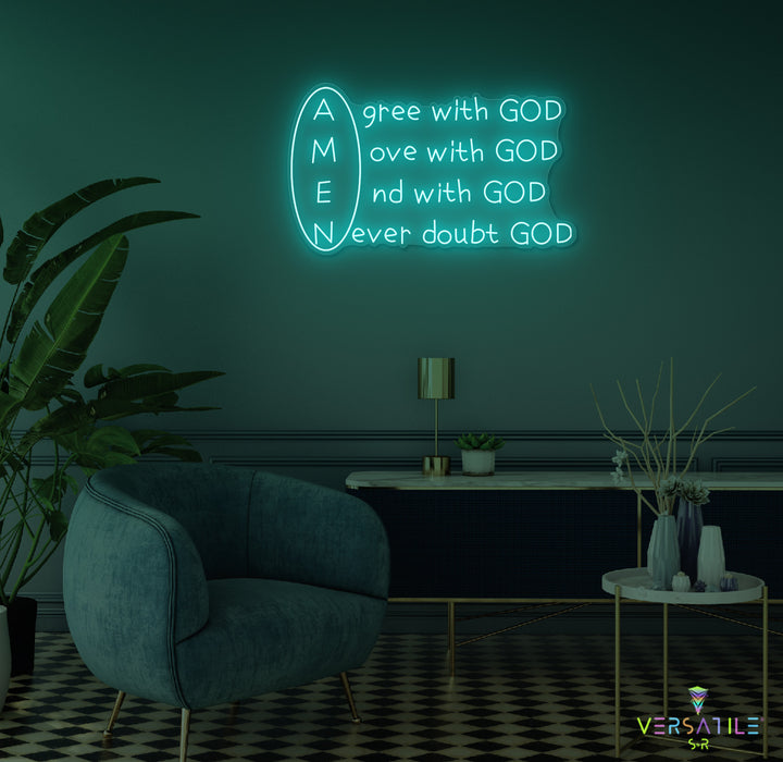 Amen Neon Sign