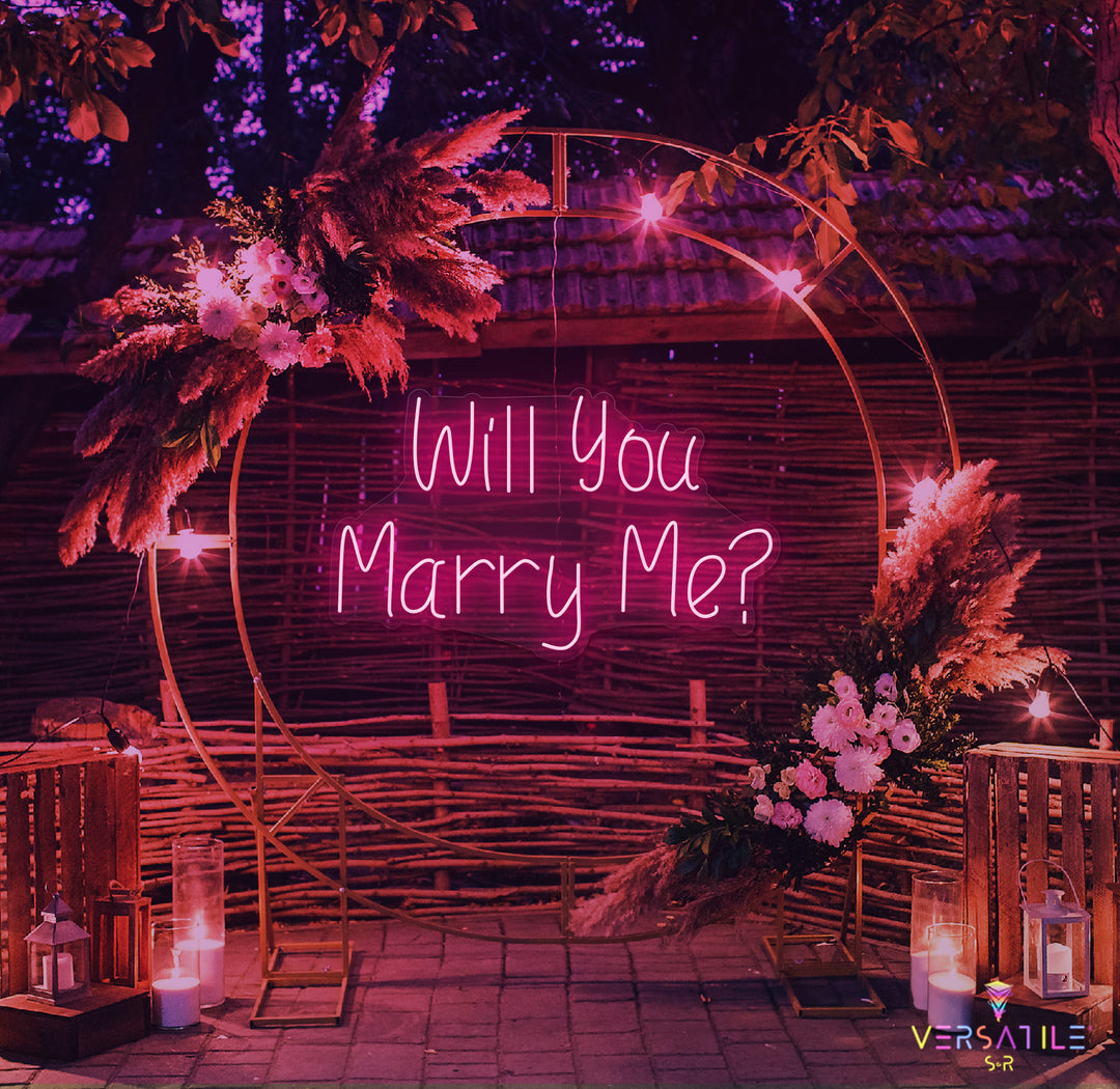 Will You Marry Me? Neon Sign