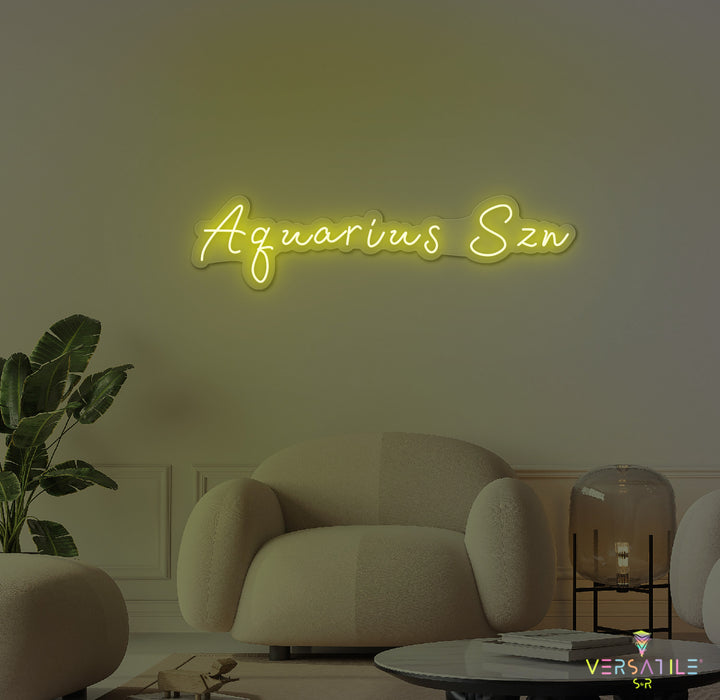Aquarius SZN Neon Sign