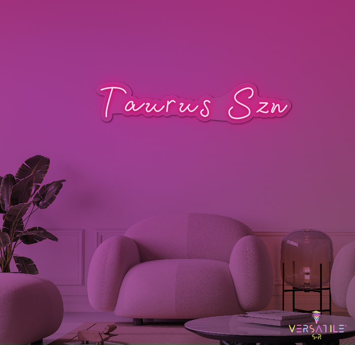 Taurus SZN Neon Sign