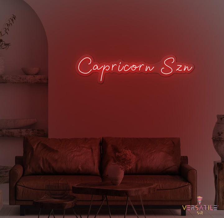 Capricorn SZN Neon Sign