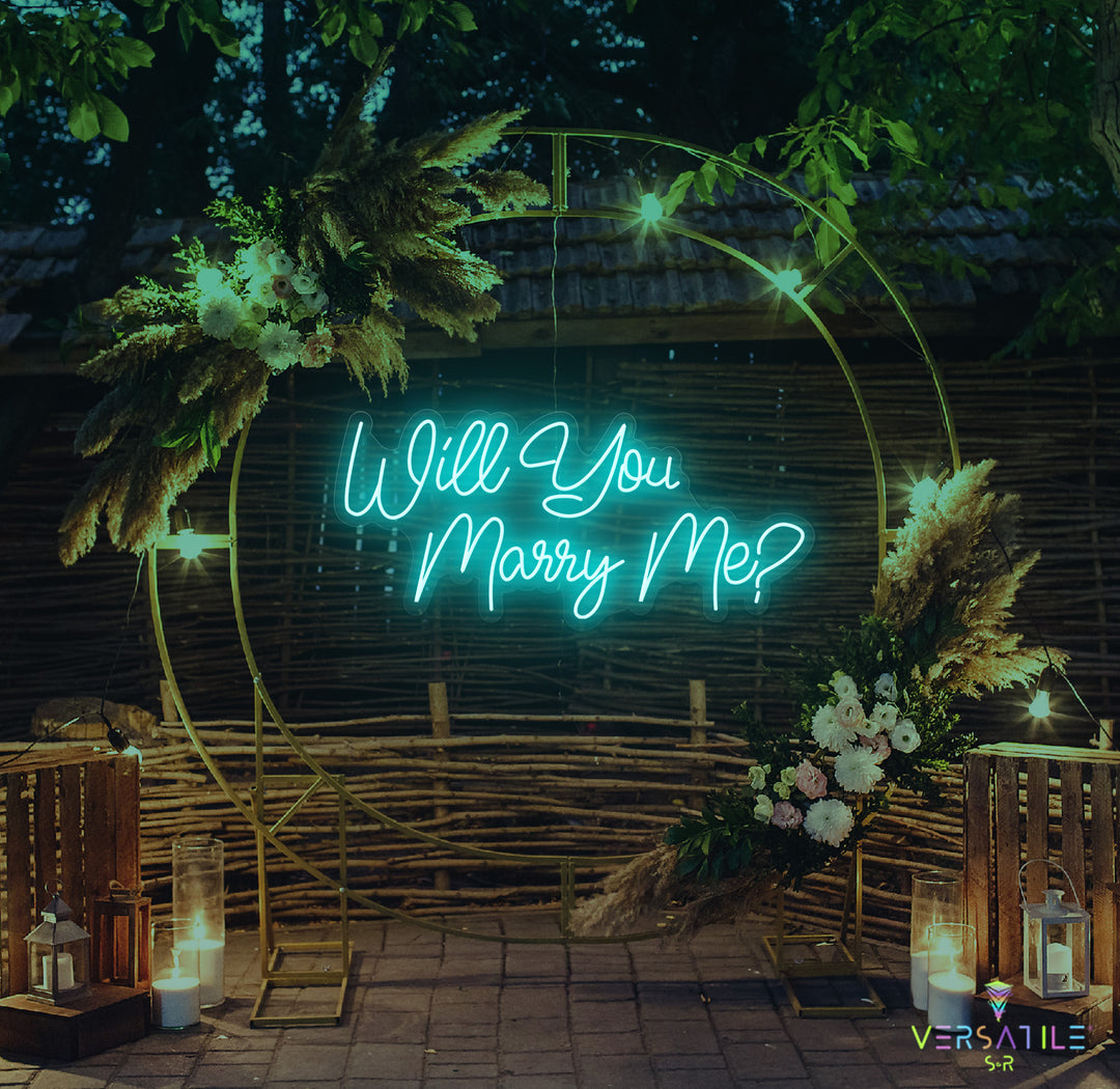 Will You Marry Me? Neon Sign