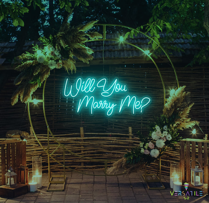Will You Marry Me? Neon Sign