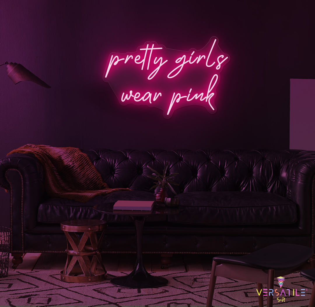 Pretty Girls Love Pink Neon Sign