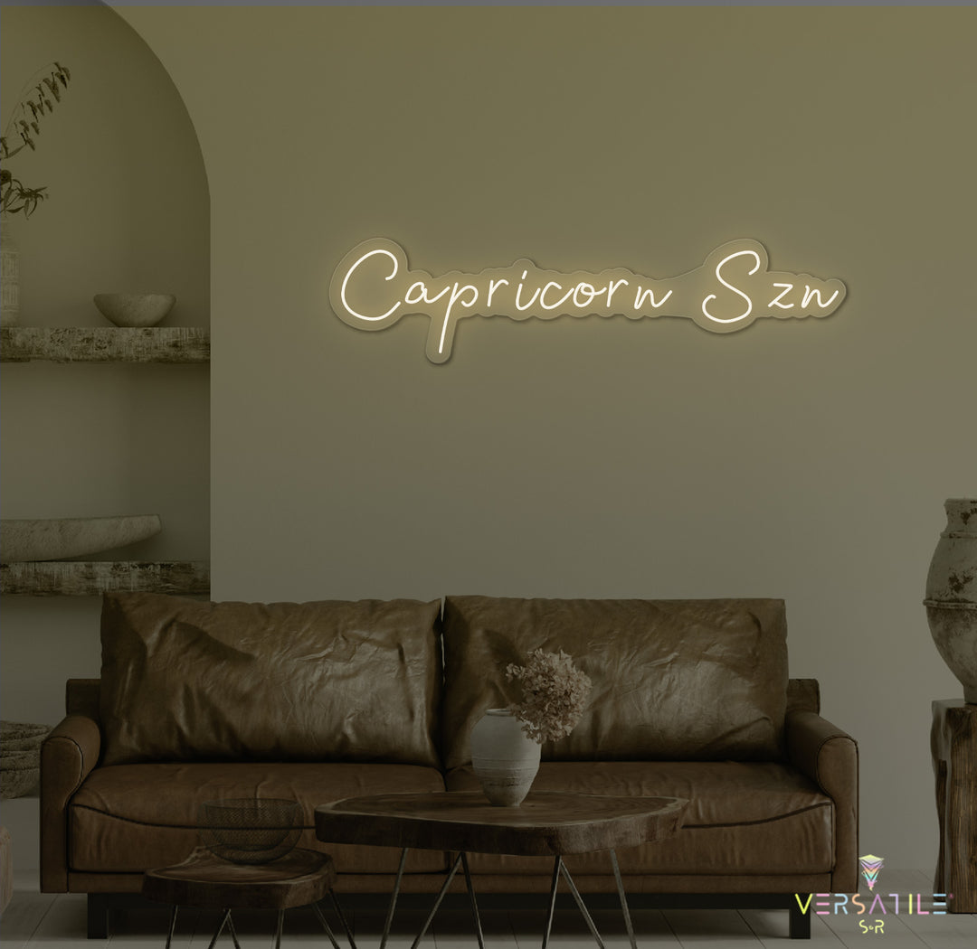 Capricorn SZN Neon Sign