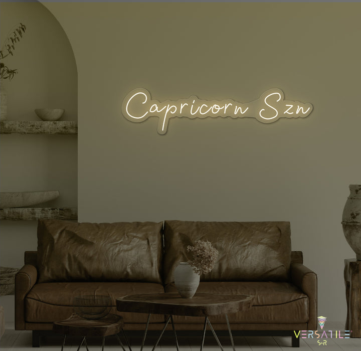 Capricorn SZN Neon Sign
