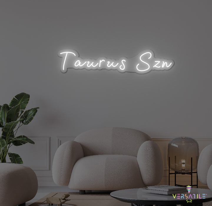 Taurus SZN Neon Sign