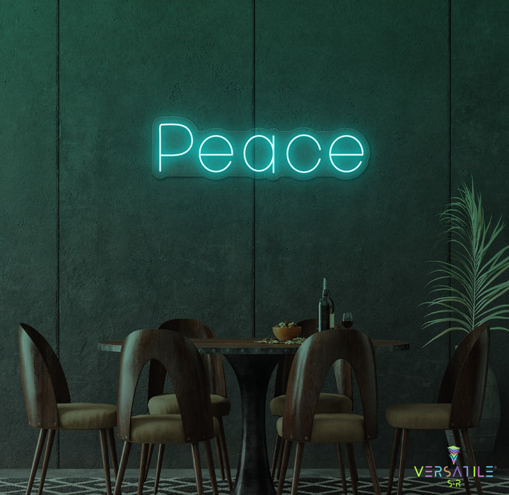 Peace Neon Sign