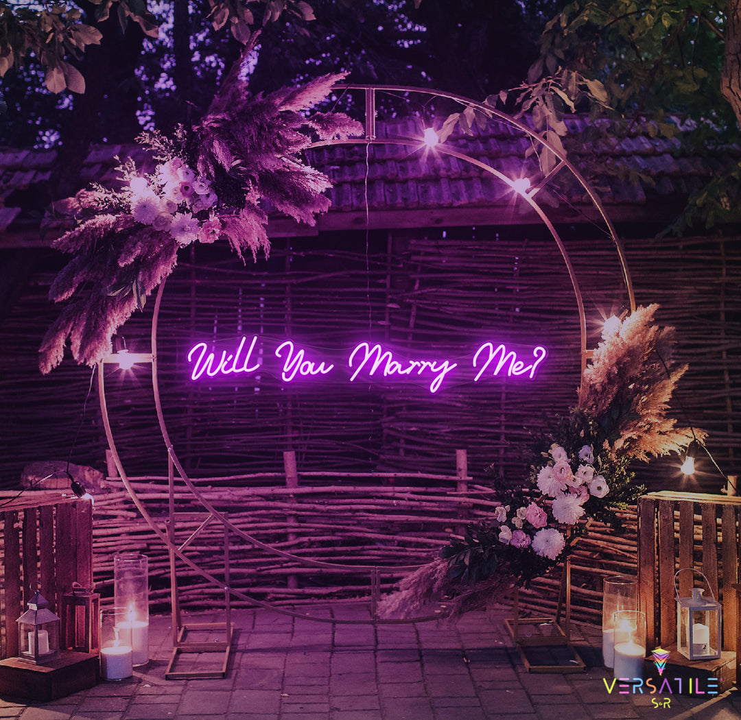 Will You Marry Me? Neon Sign