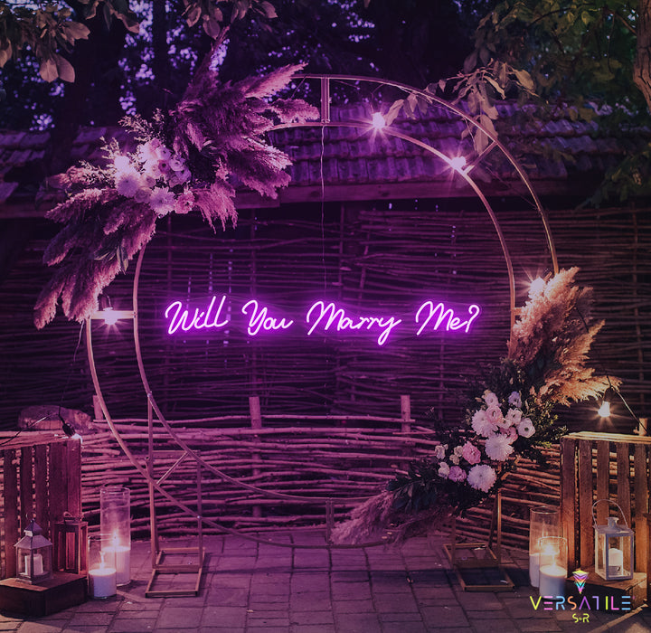 Will You Marry Me? Neon Sign