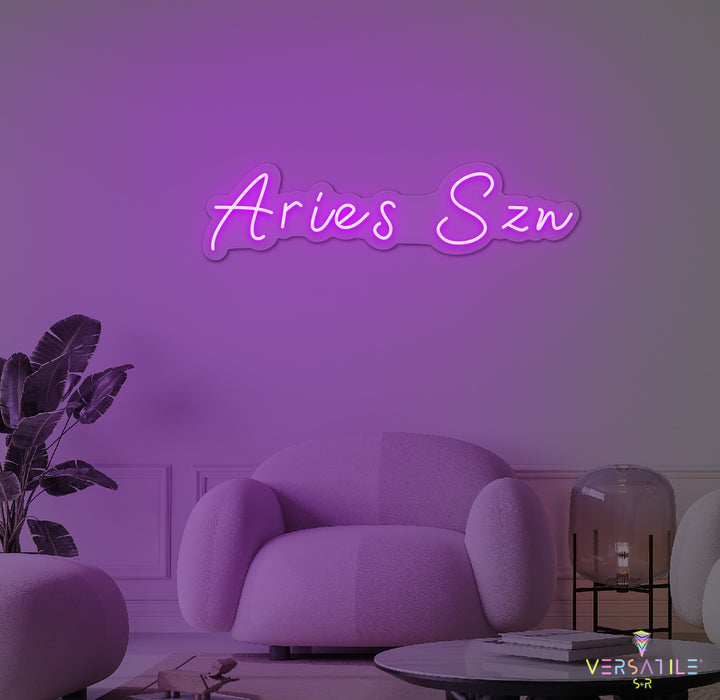 Aries SZN Neon Sign