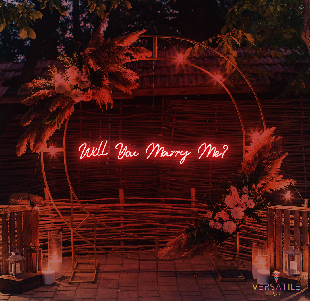 Will You Marry Me? Neon Sign