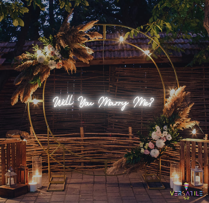 Will You Marry Me? Neon Sign