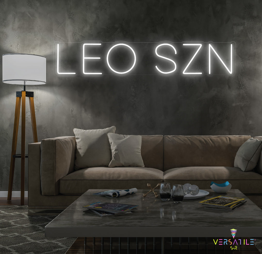 Leo SZN Neon Sign