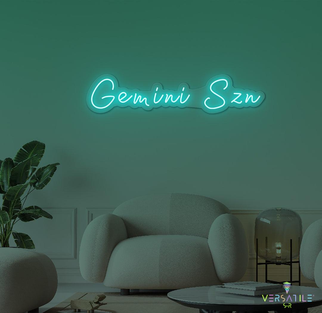 Gemini SZN Neon Sign