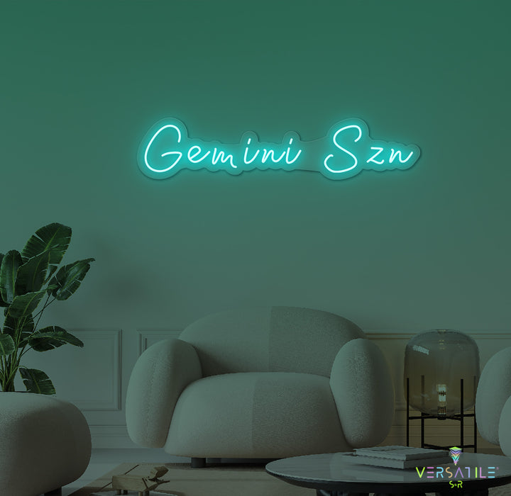 Gemini SZN Neon Sign