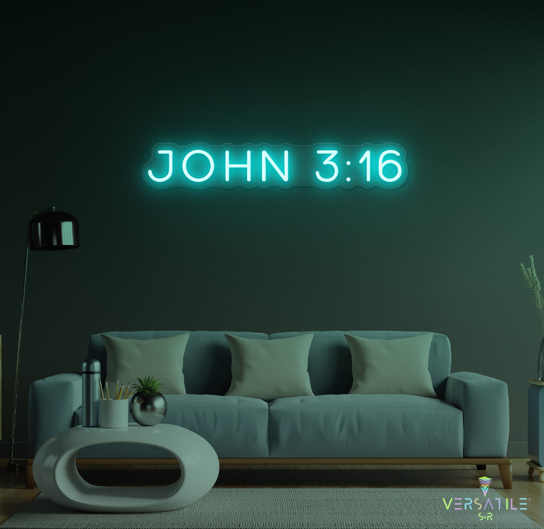 John 3:16 Neon Sign