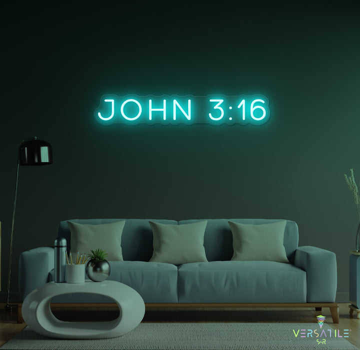 John 3:16 Neon Sign
