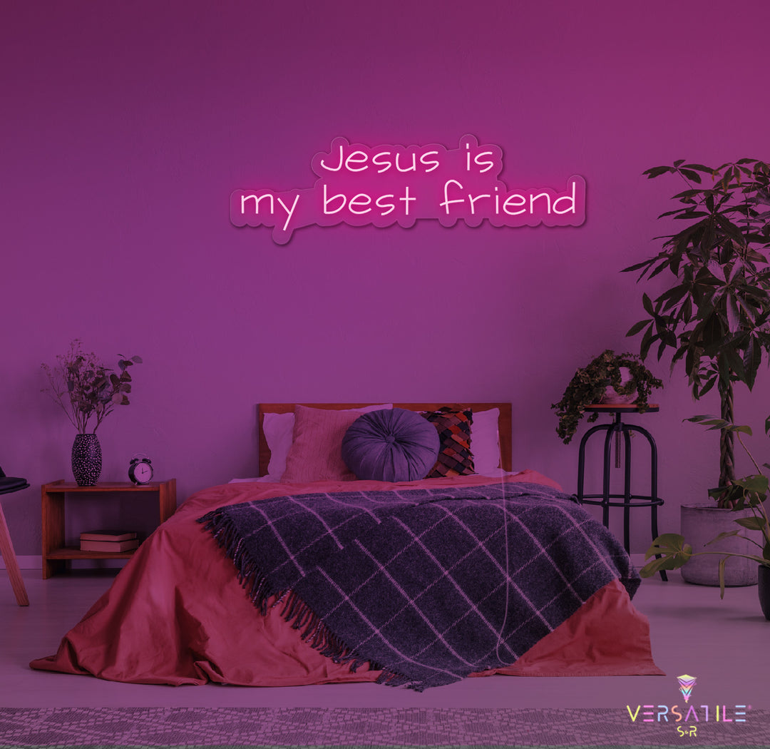 Jesus Is My Bestfreind Neon Sign