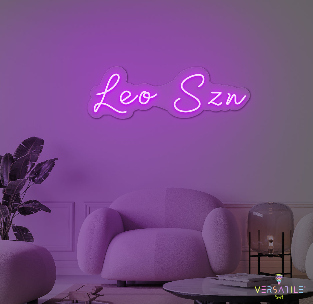 Leo SZN Neon Sign
