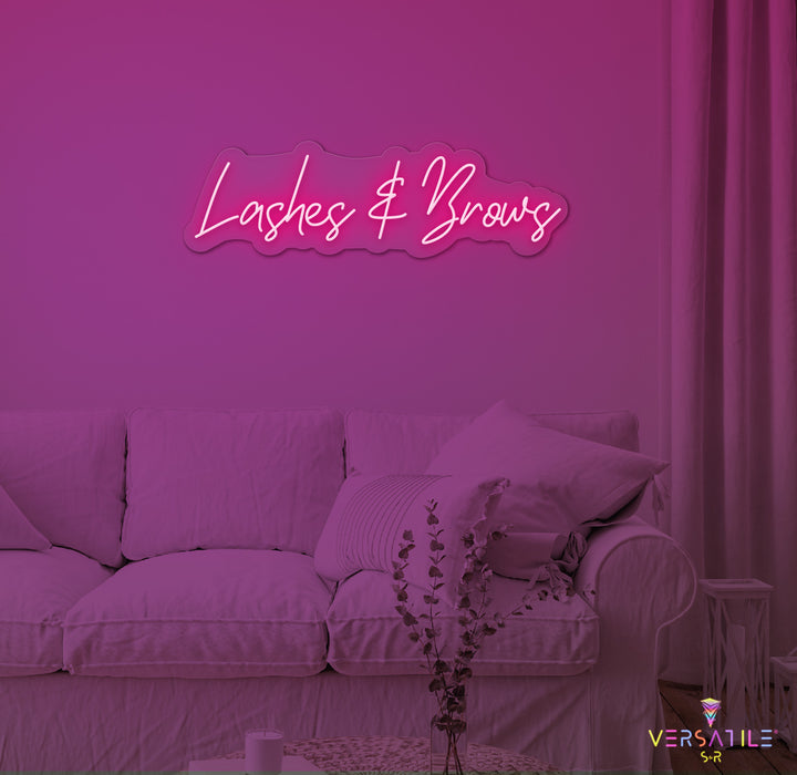 Lashes & Brows Neon Sign