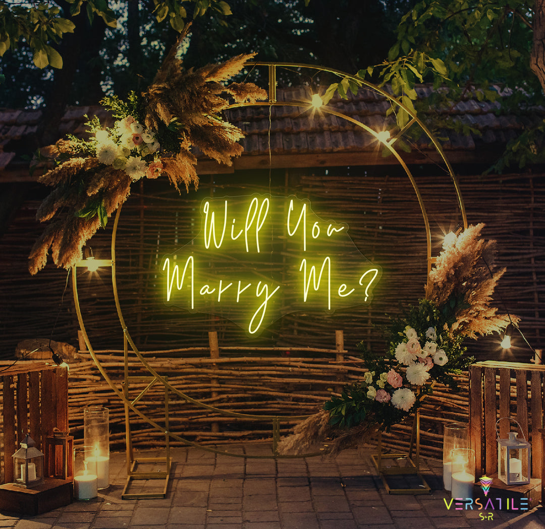 Will You Marry Me? Neon Sign