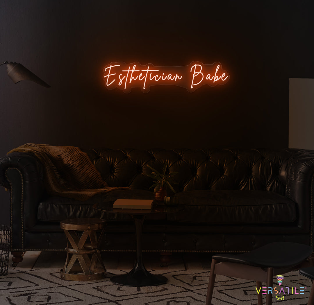 Esthetician Babe Neon Sign