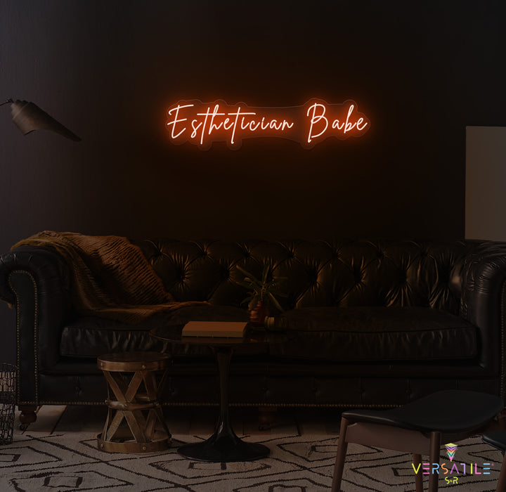 Esthetician Babe Neon Sign