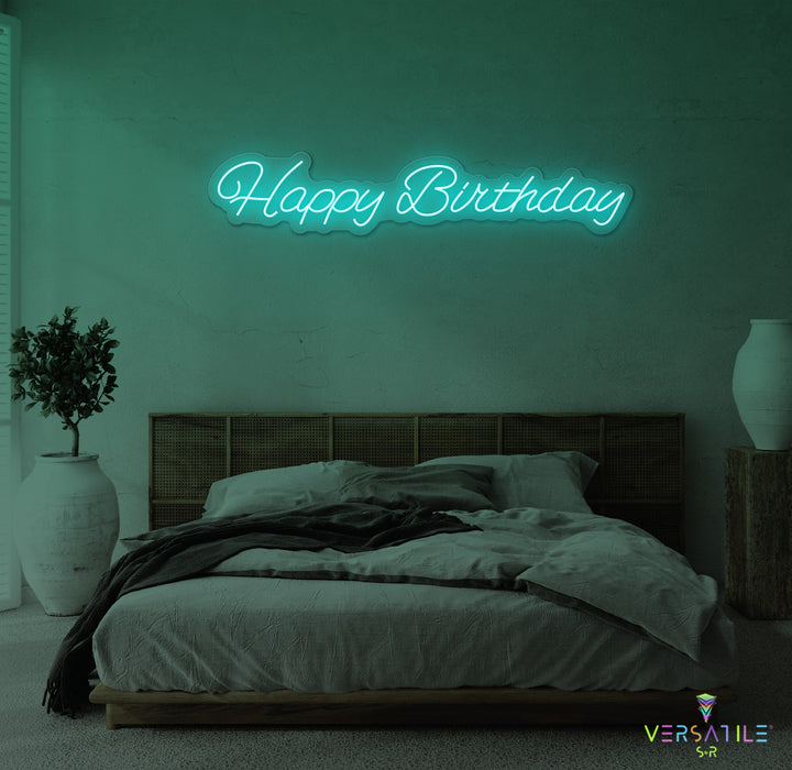 Happy Birthday Neon Sign