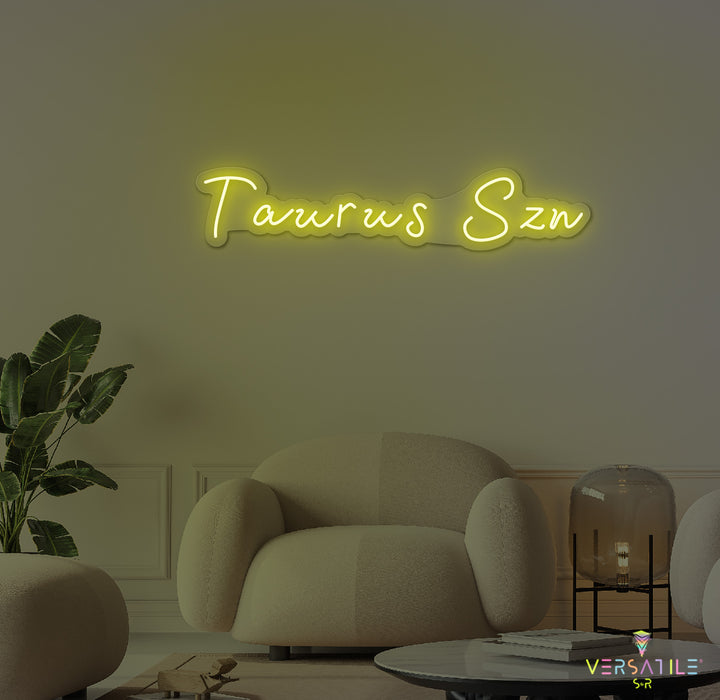 Taurus SZN Neon Sign