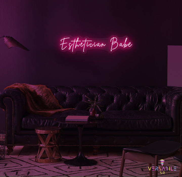 Esthetician Babe Neon Sign