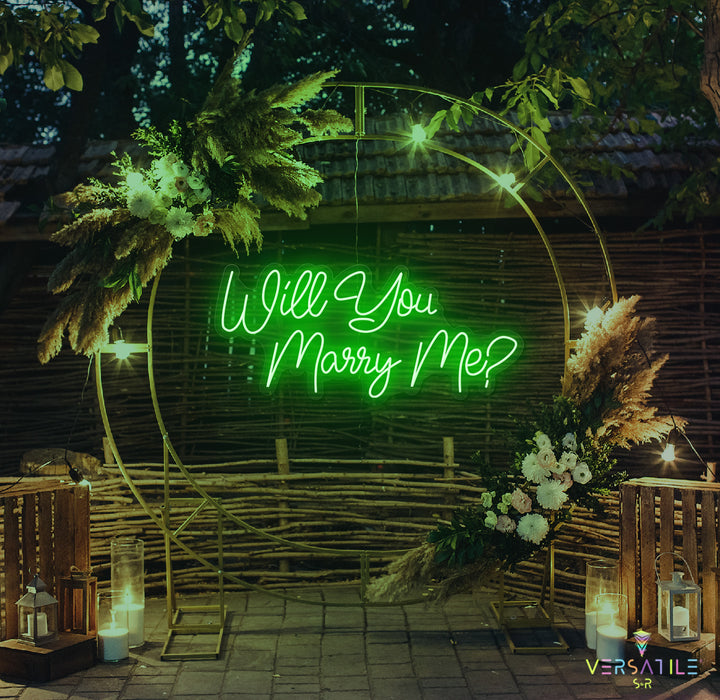 Will You Marry Me? Neon Sign