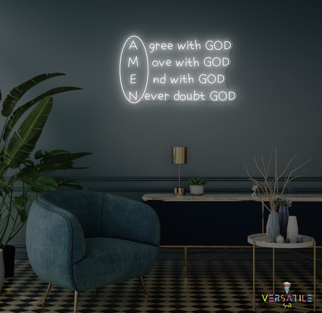 Amen Neon Sign