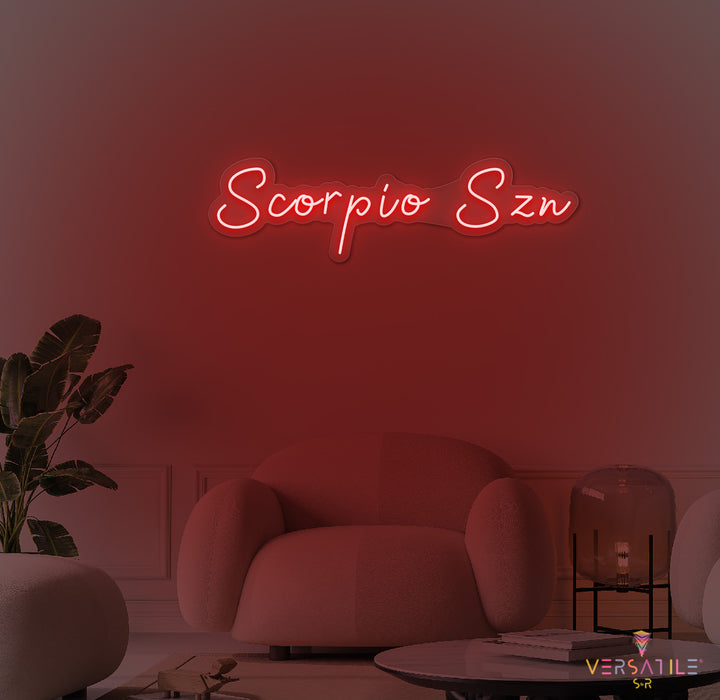 Scorpio SZN Neon Sign