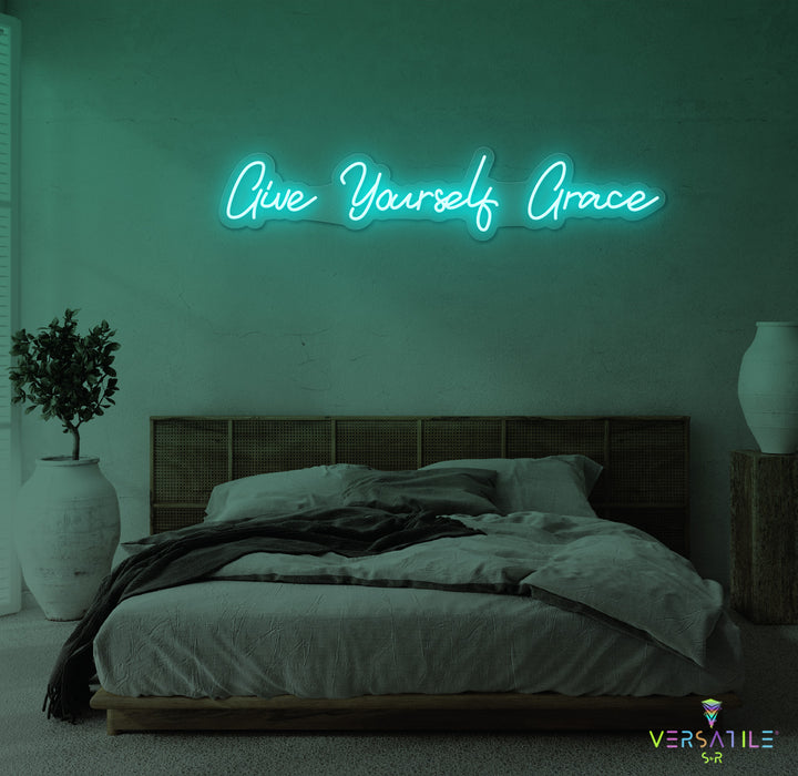 Give Yourself Grace Neon Sign