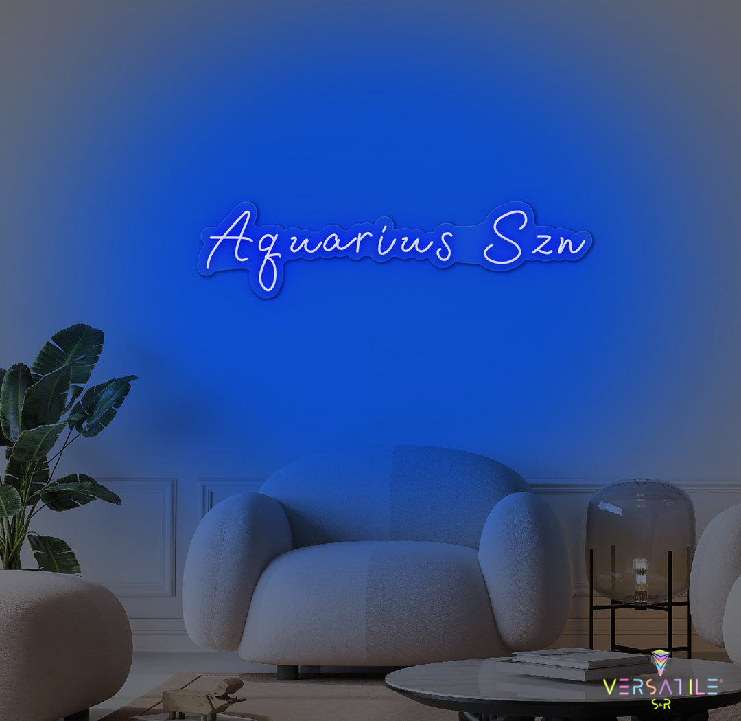 Aquarius SZN Neon Sign