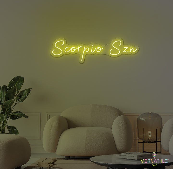 Scorpio SZN Neon Sign