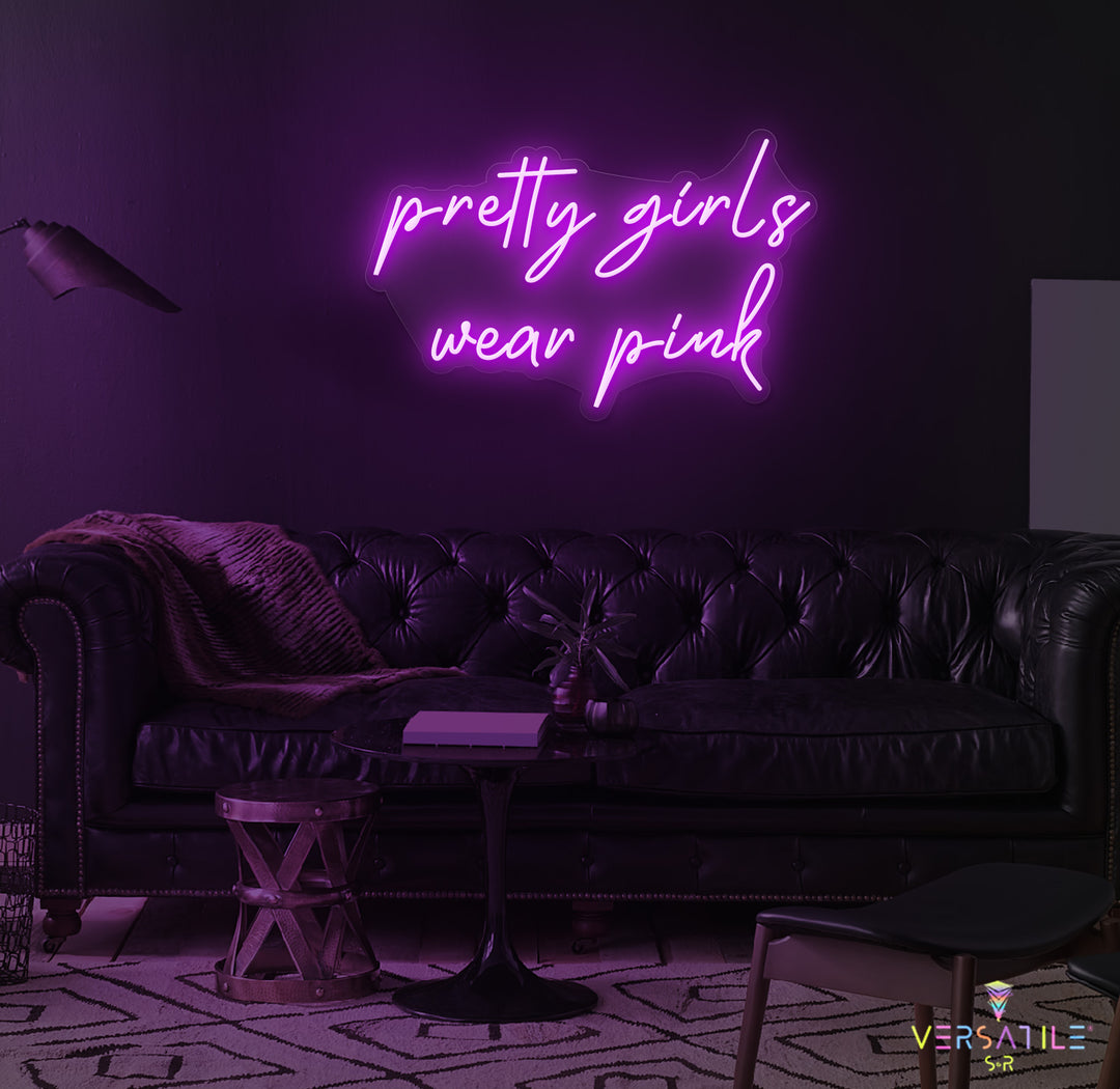 Pretty Girls Love Pink Neon Sign