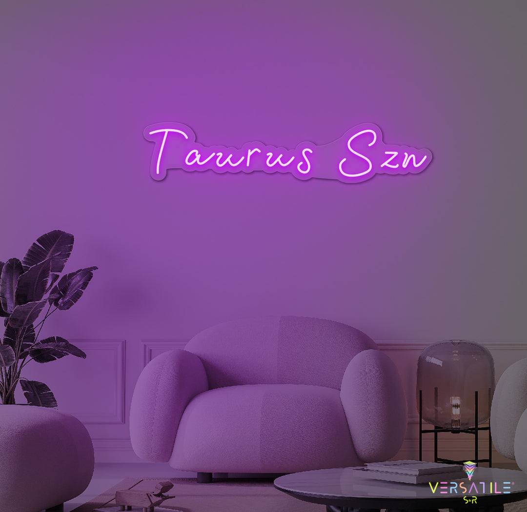 Taurus SZN Neon Sign