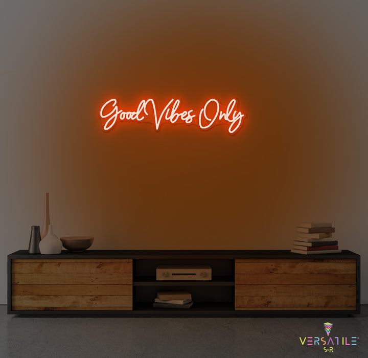 Good Vibes Only Neon Sign
