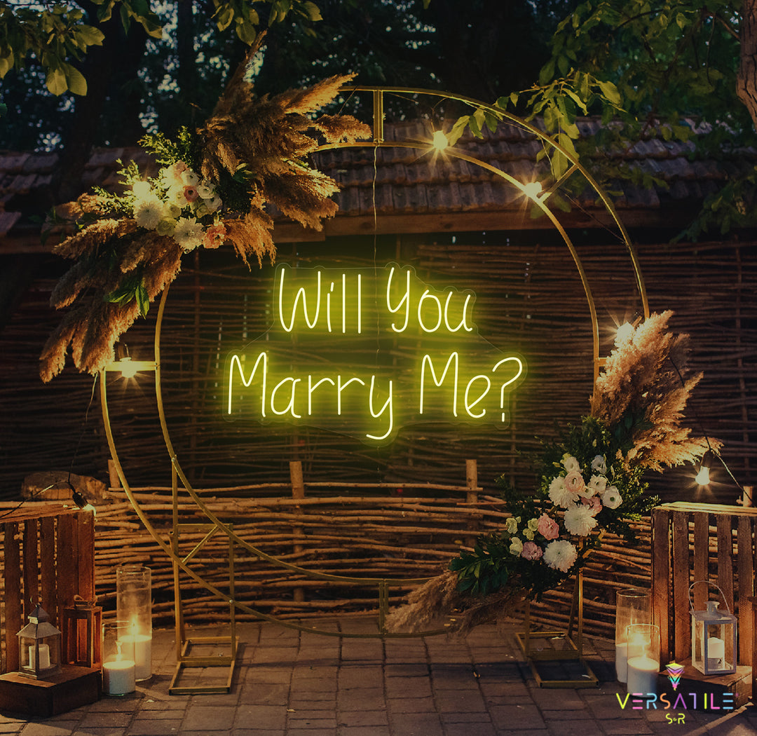 Will You Marry Me? Neon Sign